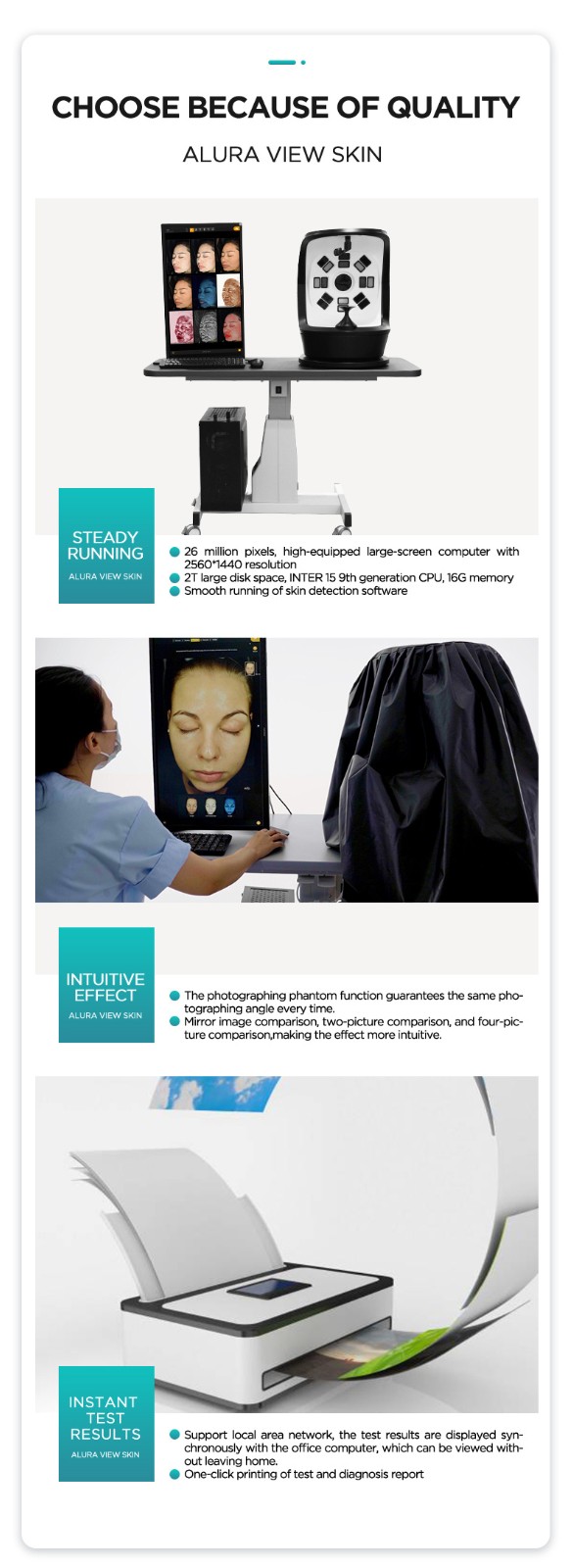 3D Skin Tester Machine